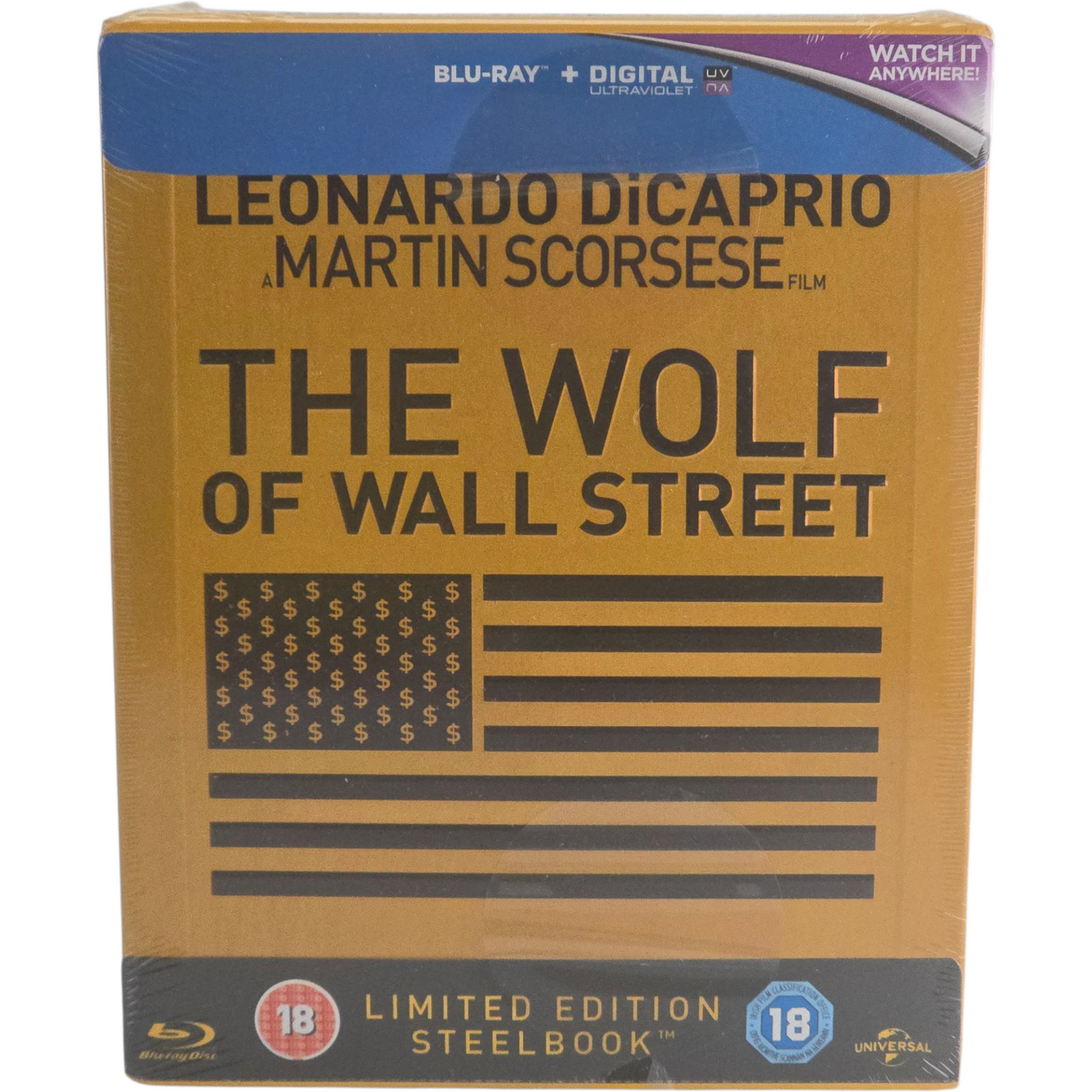 Le loup de Wall Street Blu-ray Steelbook Débossé Zavvi Édt Ltd   DiCaprio, Libre