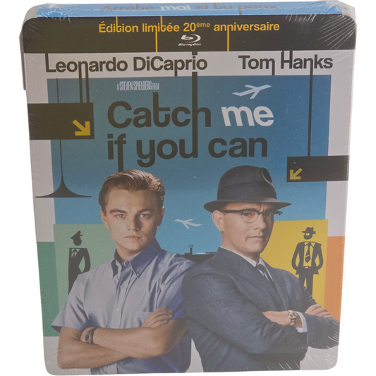 Arrête-moi si tu peux Blu-ray Steelbook  Leonardo DiCaprio Limitée 2022 Zone 2