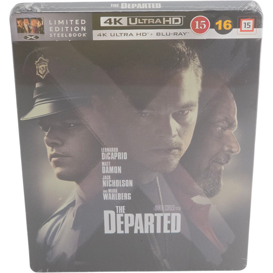 The Departed 4K Ultra HD +Blu-ray Steelbook Leonardo DiCaprio,Matt Damon Zone B