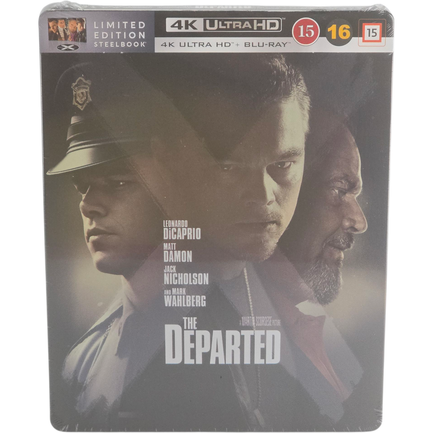 The Departed 4K Ultra HD +Blu-ray Steelbook Leonardo DiCaprio,Matt Damon Zone B