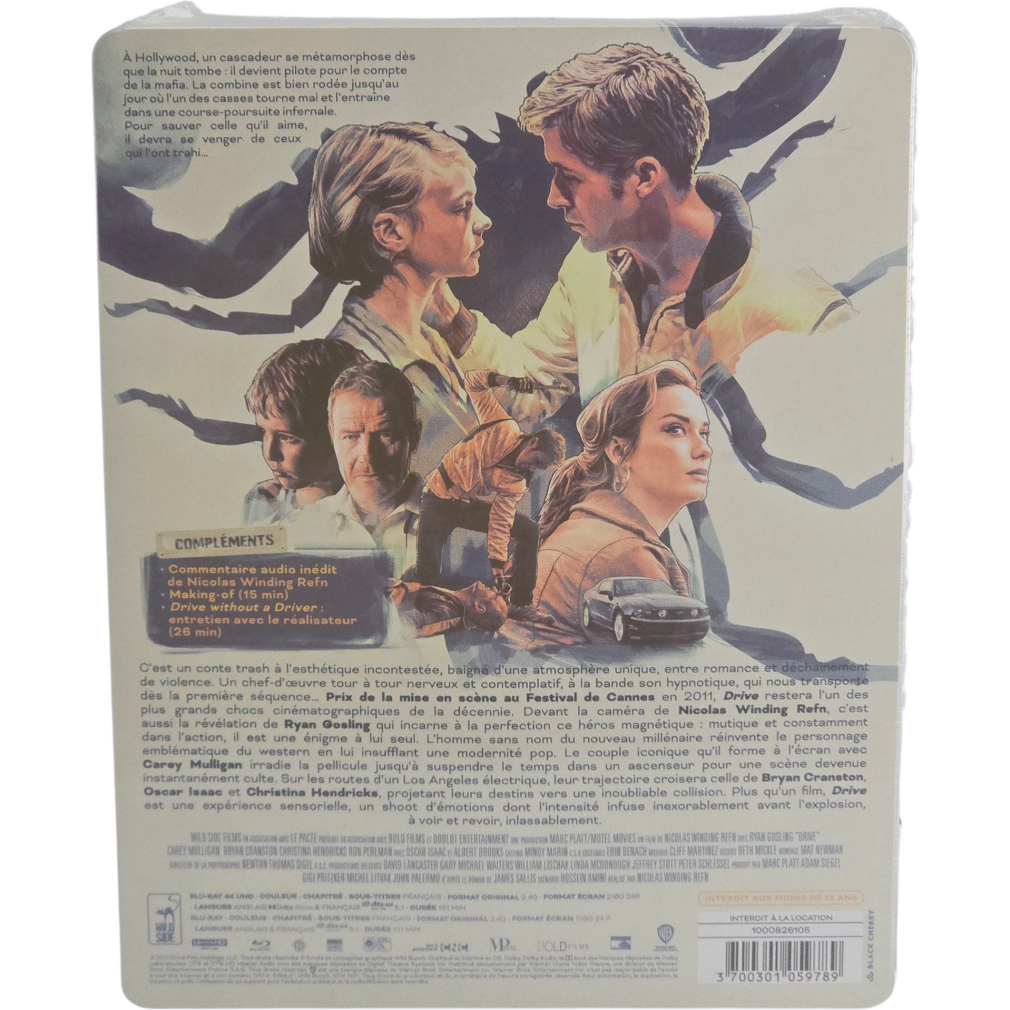 Drive 4K Ultra HD + Blu-ray SteelBook Limitée Collector's Ryan Gosling Zone B