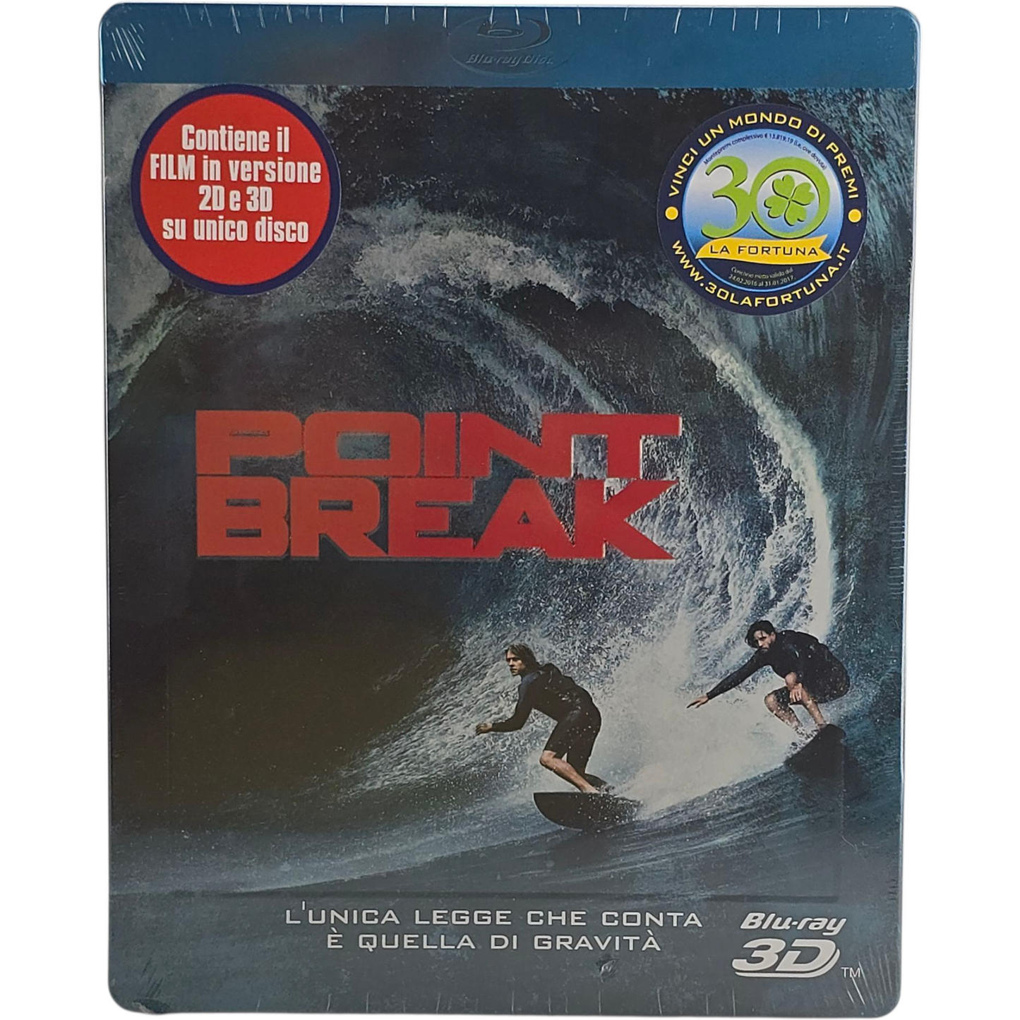 Point Break 2015  Blu-ray 3D + Blu-ray  SteelBook Débossé  Ericson  Core 2016  B