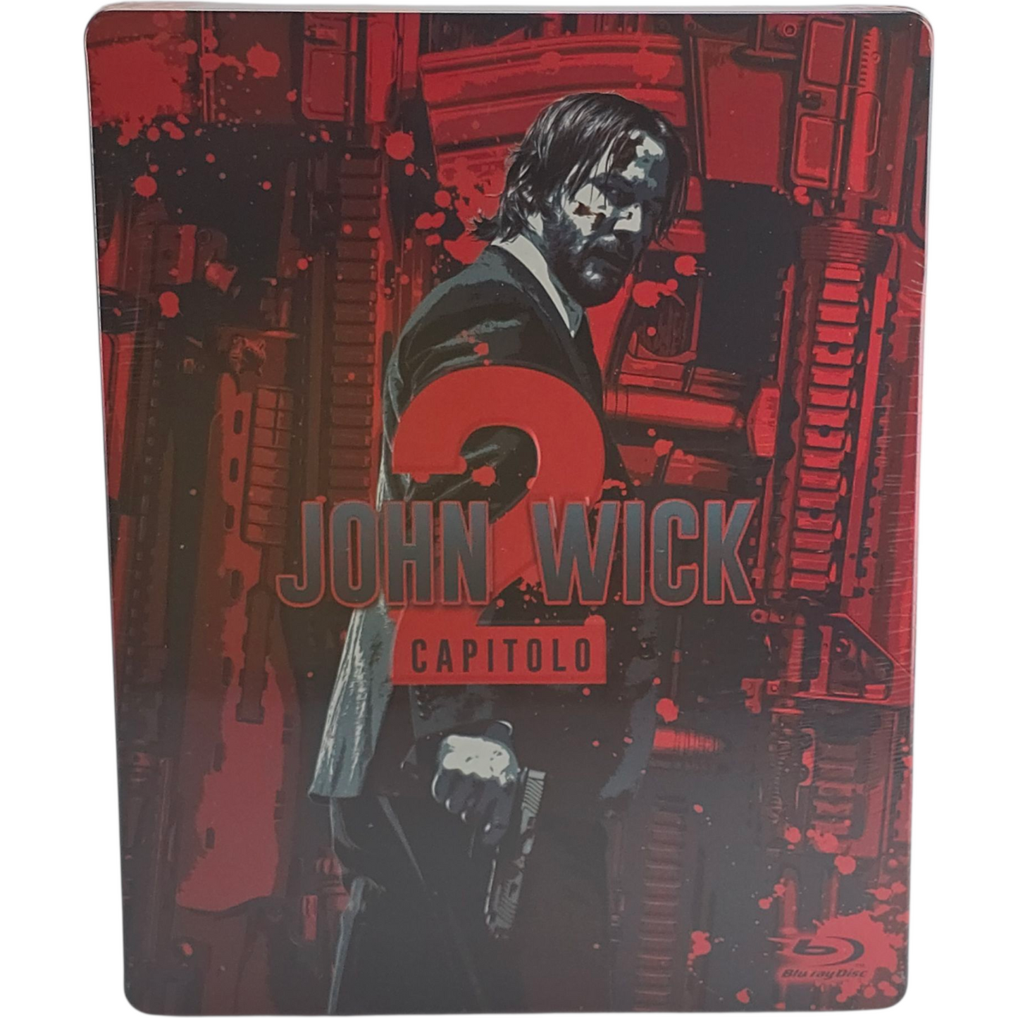 John Wick : Chapter 2 Blu-ray Steelbook Débossé Keanu Reeves 2017 Region B