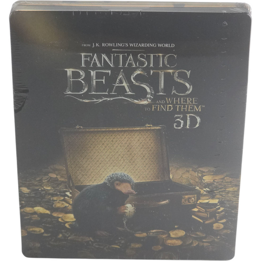 Les Animaux fantastiques Blu-ray 3D +Blu-ray Steelbook FilmArena 2017 Zone Libre