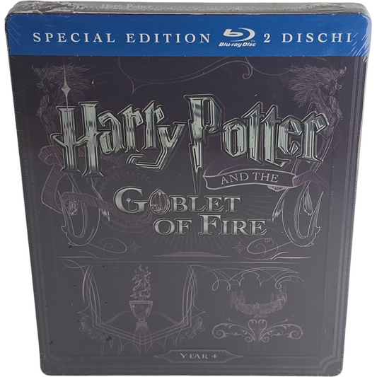 Harry Potter et la Coupe de feu Blu-ray SteelBook Débossé (AN 4) Zone B