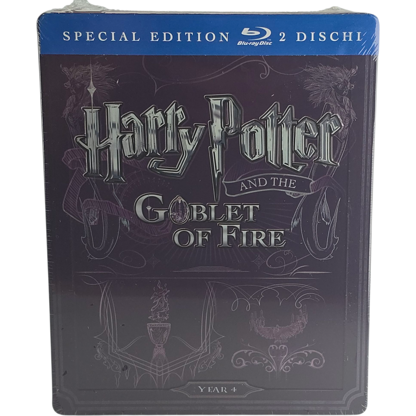 Harry Potter et la Coupe de feu Blu-ray SteelBook Débossé (AN 4) Zone B