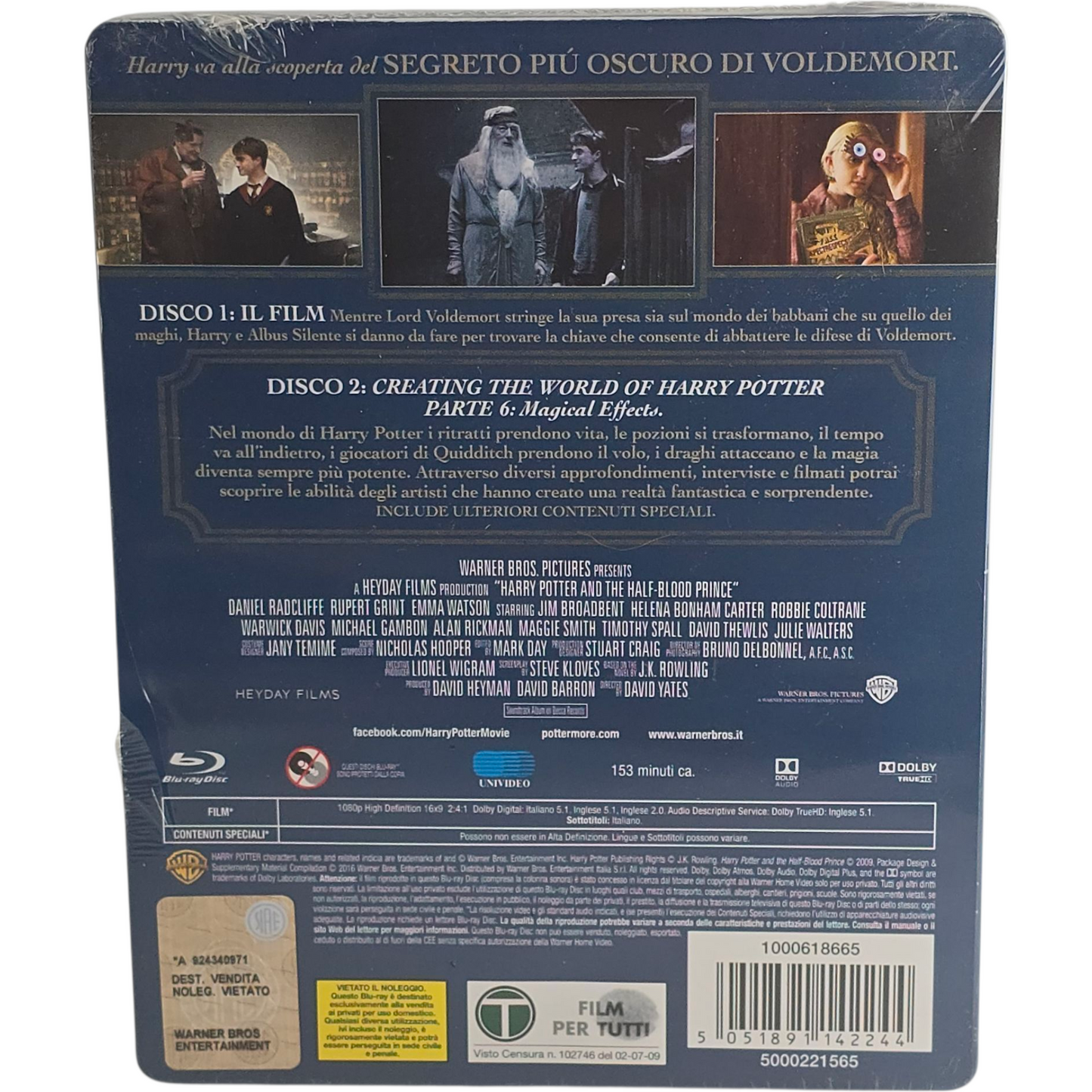 Harry Potter et le Prince de sang-mêlé SteelBook Débossé (AN 6) Zone B
