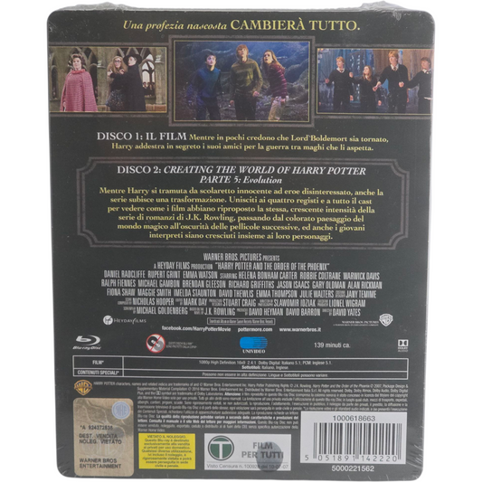 Harry Potter et l'Ordre du Phénix (2007) - SteelBook Blu-ray - Zone B - vue 3