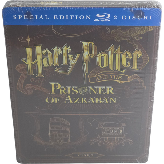 Harry Potter et le Prisonnier d'Azkaban Blu-ray SteelBook Débossé (AN 3) Zone B