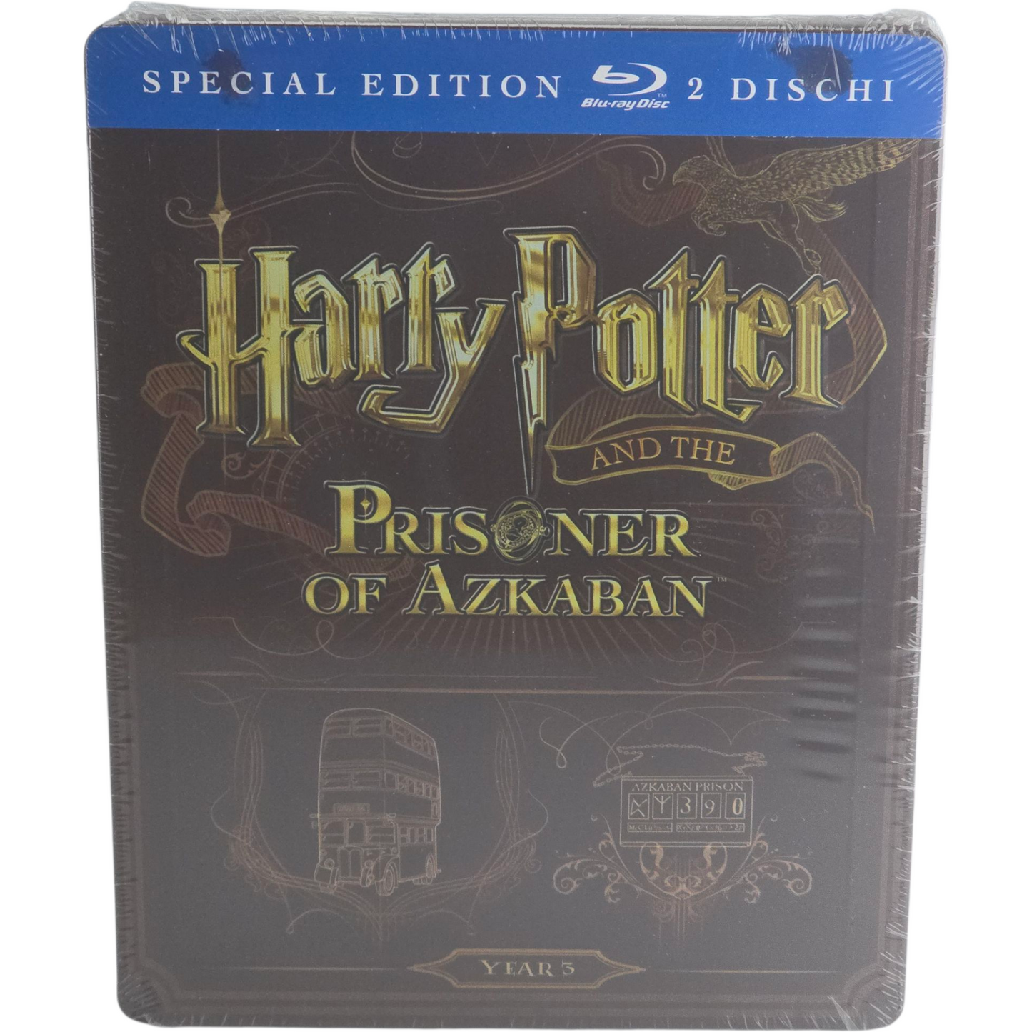 Harry Potter et le Prisonnier d'Azkaban Blu-ray SteelBook Débossé (AN 3) Zone B