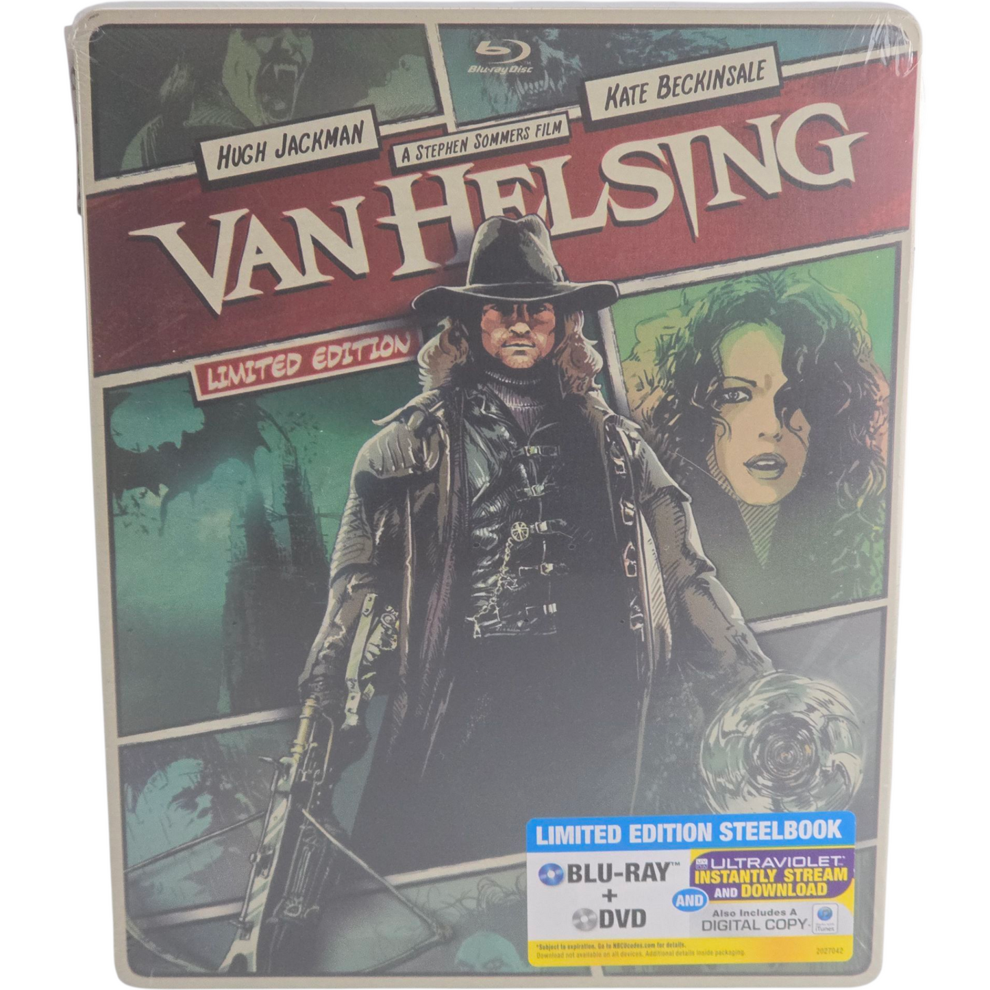 Van Helsing SteelBook Blu-ray + DVD + Digital HD Édition limitée 2013 Zone A