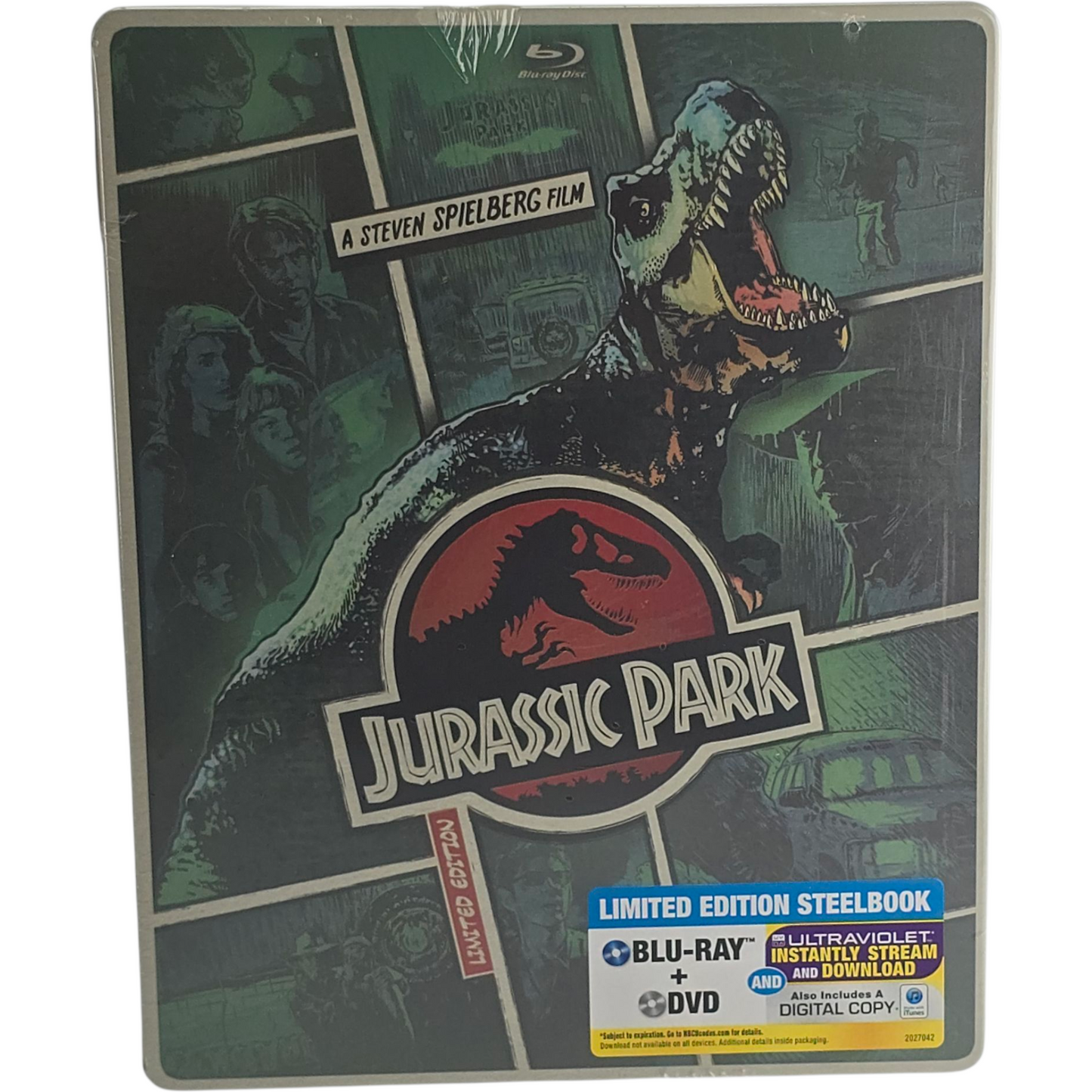 Jurassic Park 1993 SteelBook Blu-ray + DVD Limitée Steven Spielberg 2013 Libre