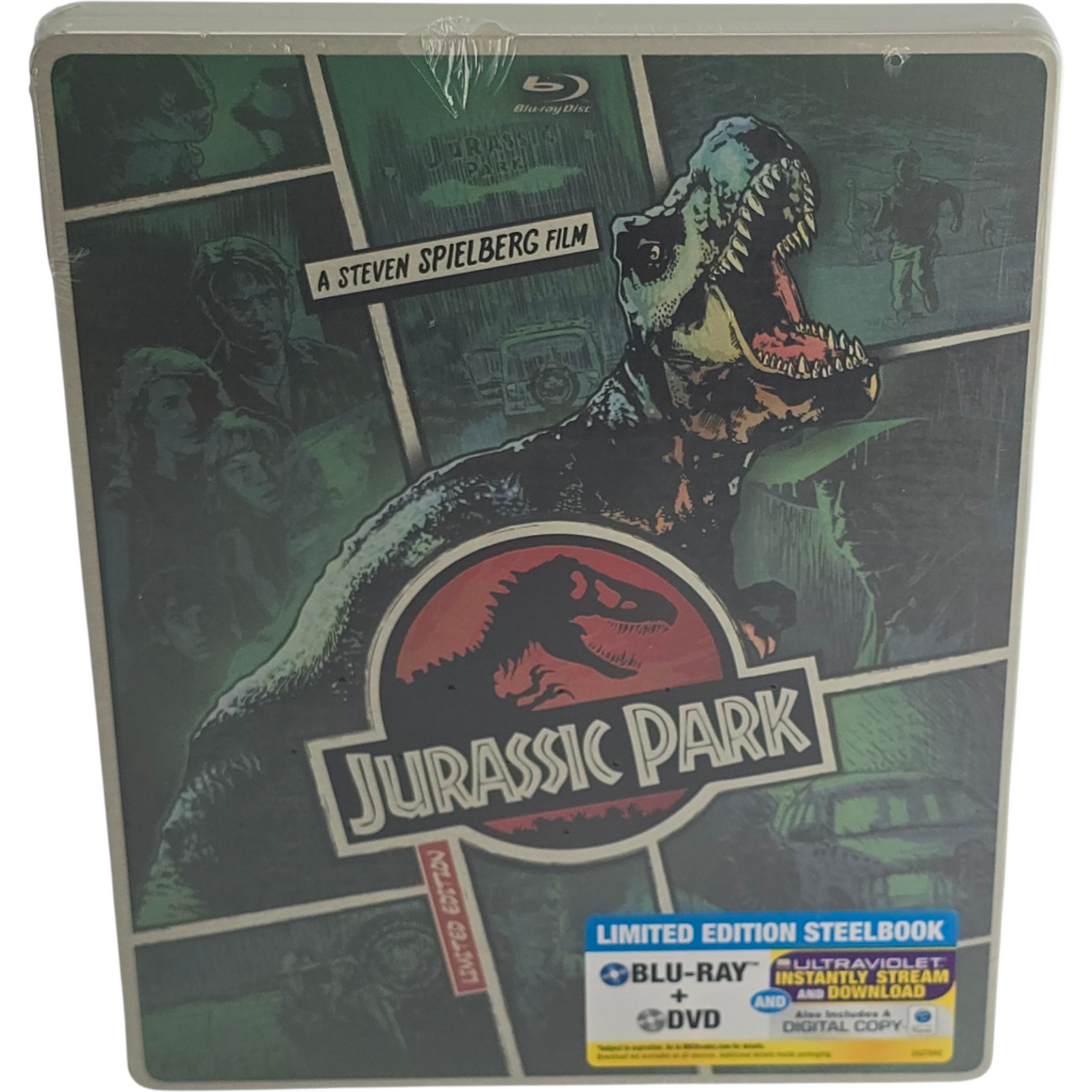 Jurassic Park 1993 SteelBook Blu-ray + DVD Limitée Steven Spielberg 2013 Libre
