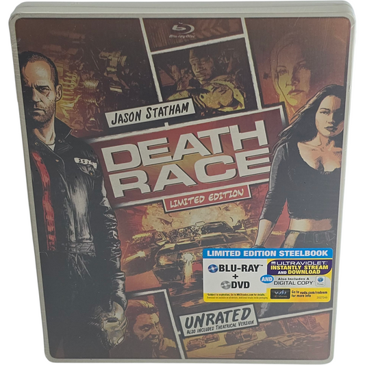 Death Race 2008 SteelBook Blu-ray + DVD + Digital HD Édition limitée 2013 Zone A