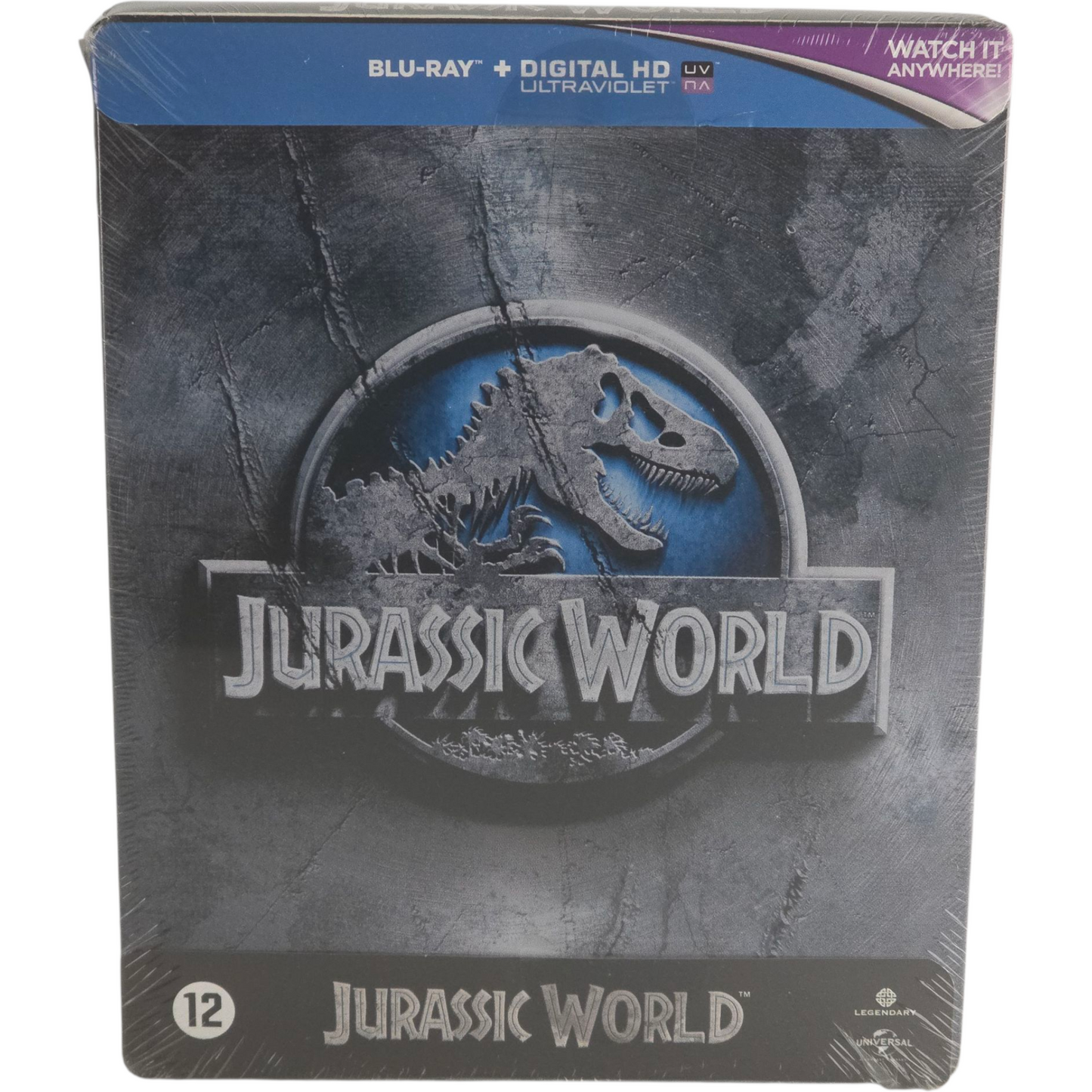 Jurassic World : SteelBook Blu-ray Chris Pratt Colin Trevorrow 2015 Zone B