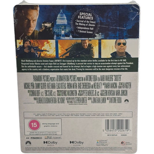 Shooter, tireur d’élite (2007) – SteelBook 4K Ultra HD – Zone libre – vue 3