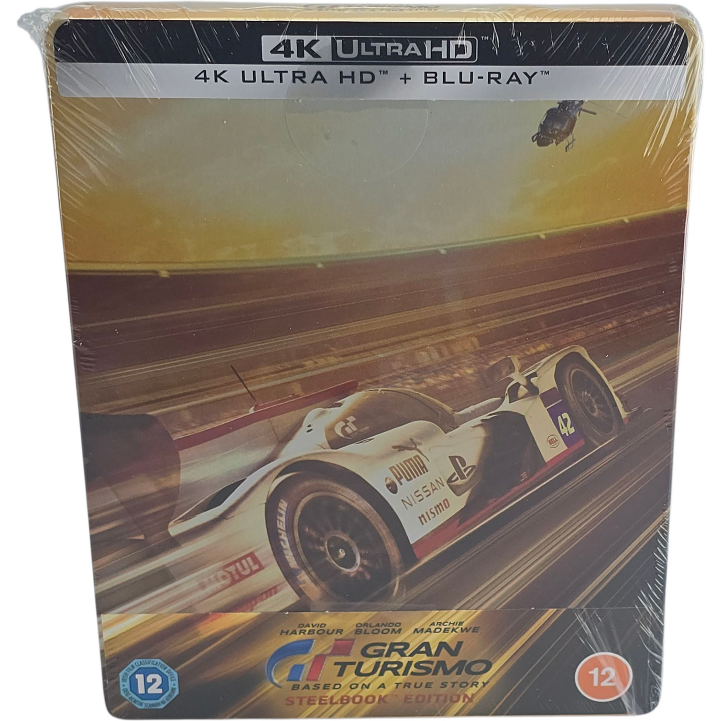 Gran Turismo 4K Ultra HD + Blu-ray SteelBook édition Limitée Gold Zone B