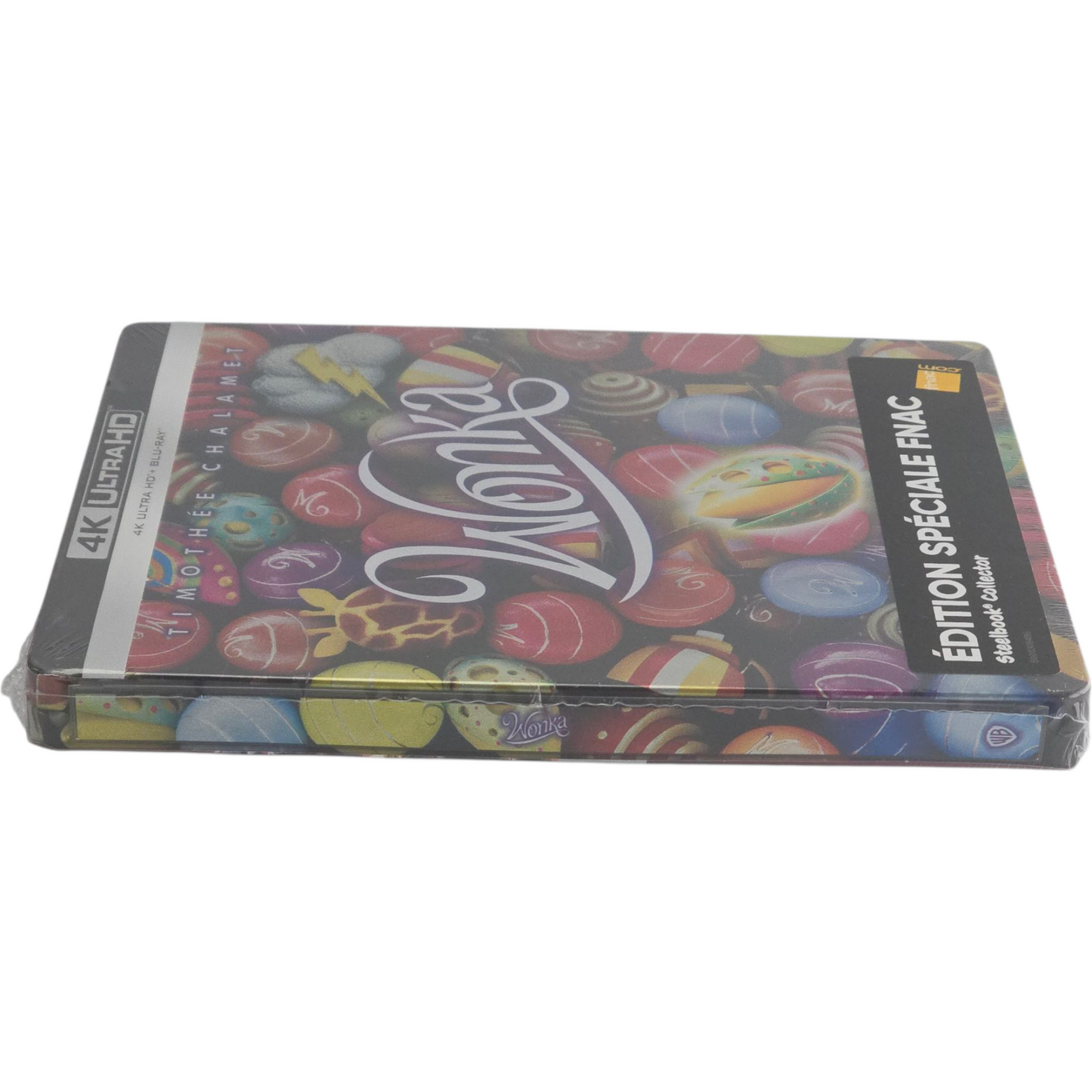 Wonka 4K Ultra HD + Blu-ray Steelbook Fnac edition Timothée Chalamet Zone B