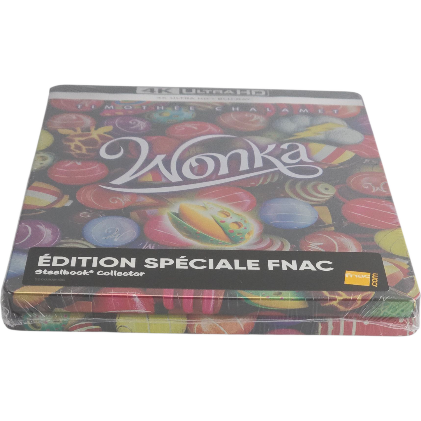 Wonka 4K Ultra HD + Blu-ray Steelbook Fnac edition Timothée Chalamet Zone B