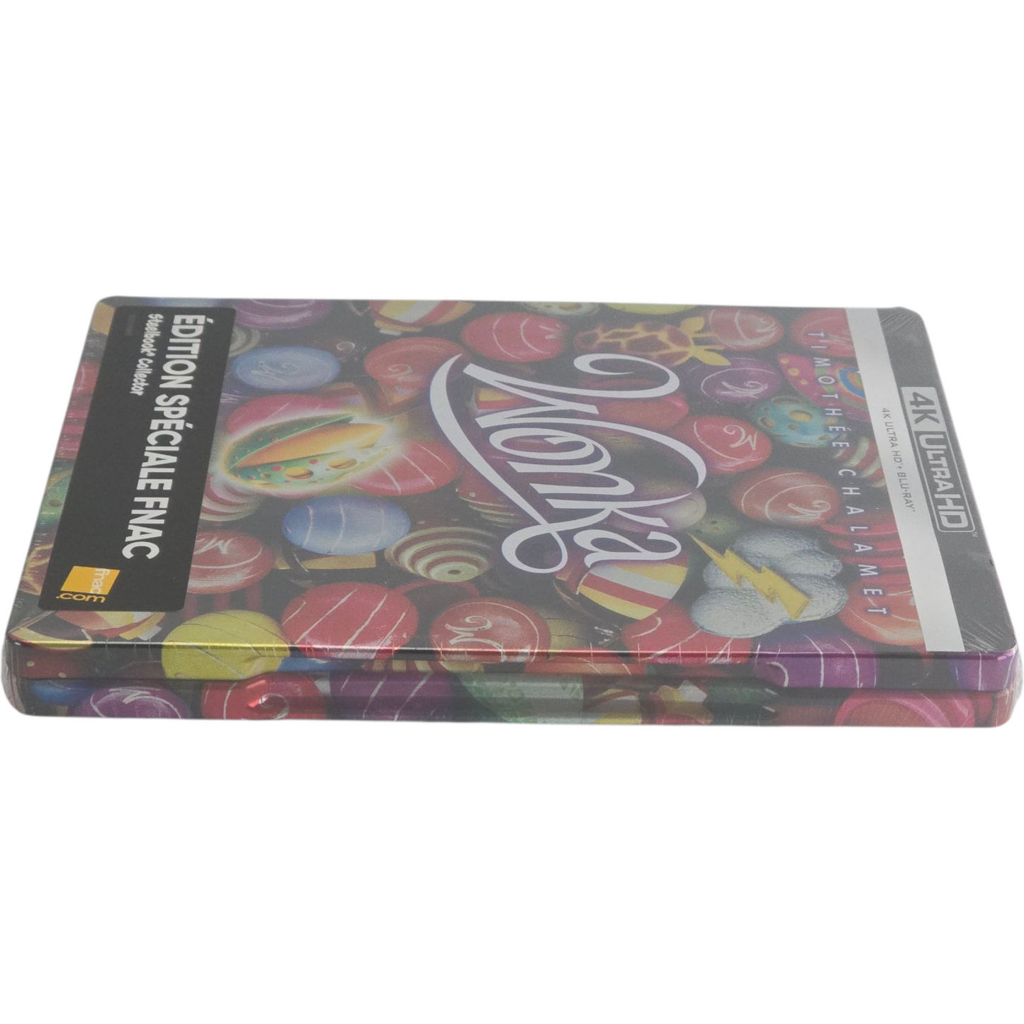Wonka 4K Ultra HD + Blu-ray Steelbook Fnac edition Timothée Chalamet Zone B