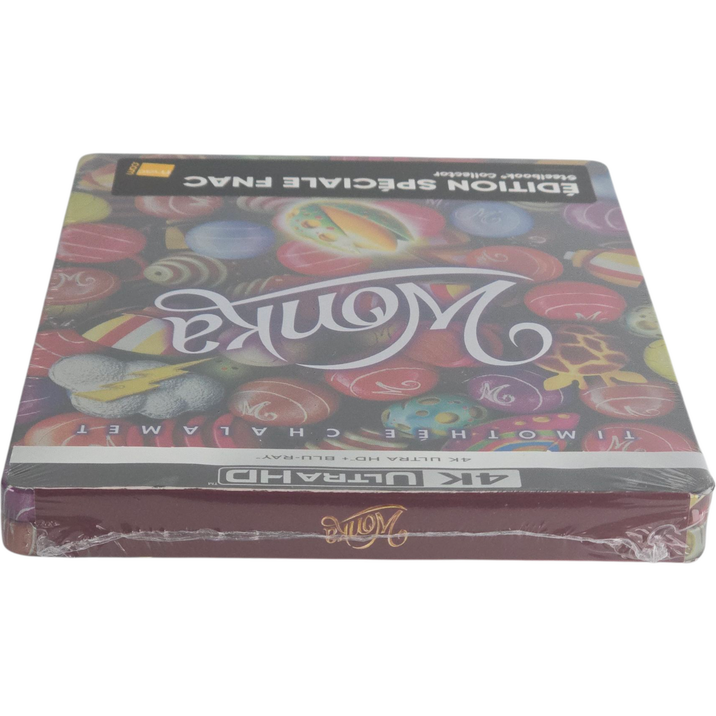 Wonka 4K Ultra HD + Blu-ray Steelbook Fnac edition Timothée Chalamet Zone B