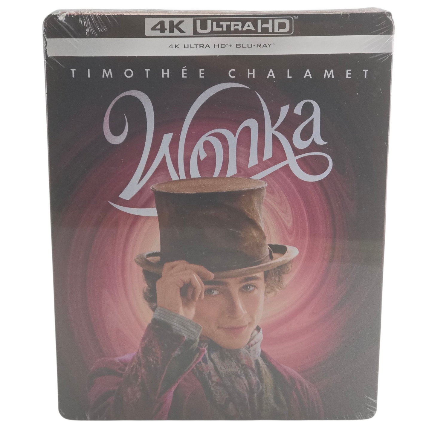 Wonka 4K Ultra HD + Blu-ray Steelbook Timothée Chalamet ,Zone B