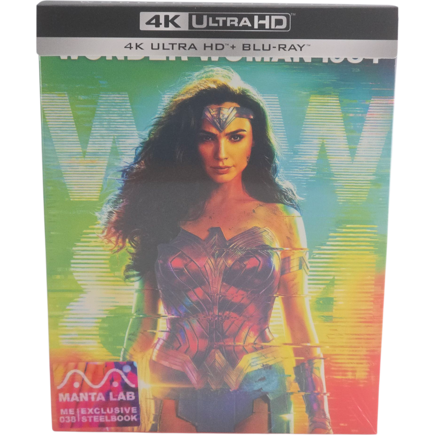 Wonder Woman 1984 Steelbook 4K UHD +Blu-ray 3D +2D Mantalab Numérotée 1000 Ex A