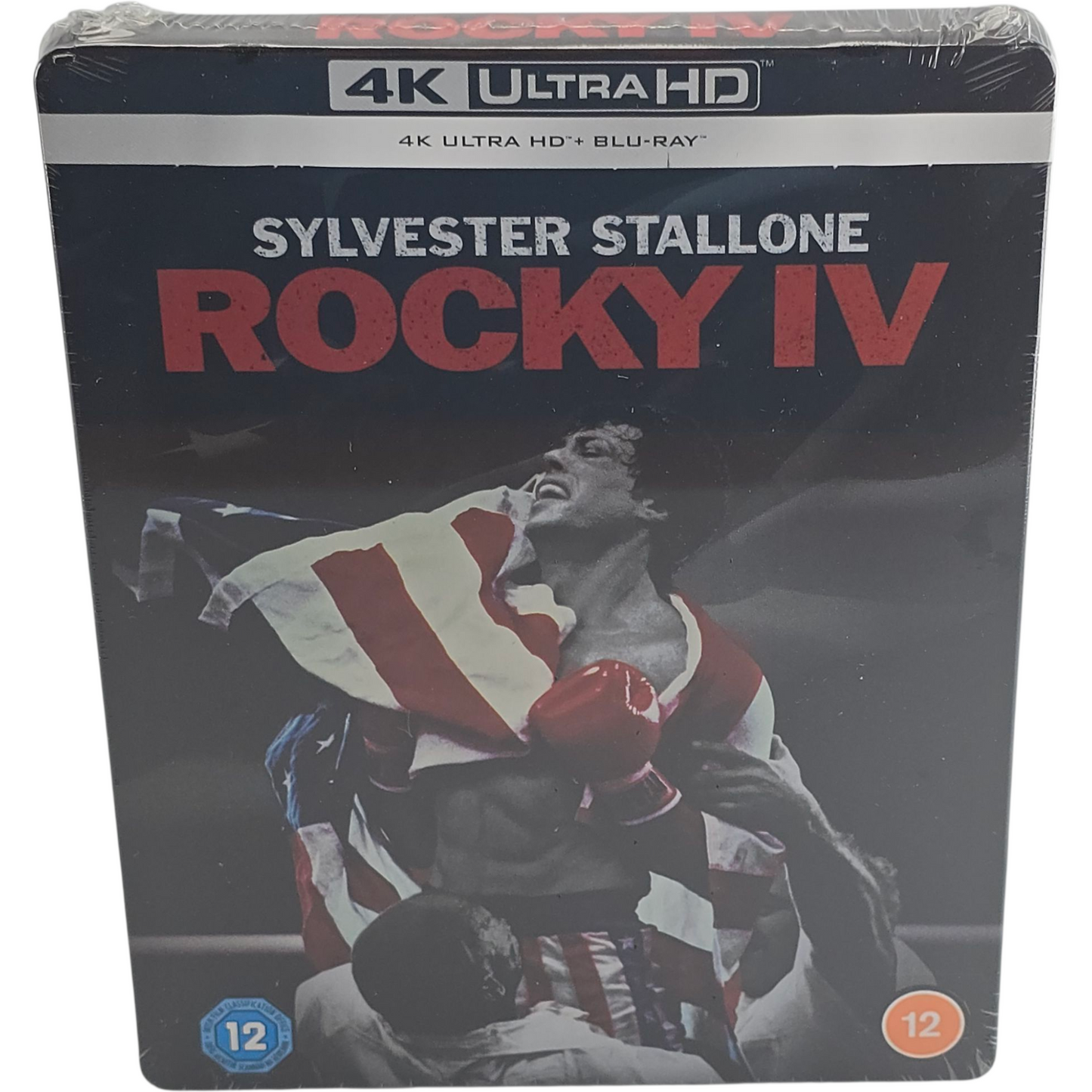 Rocky IV SteelBook 4K Ultra HD + Blu-ray exclusif Zavvi Stallone Zone B