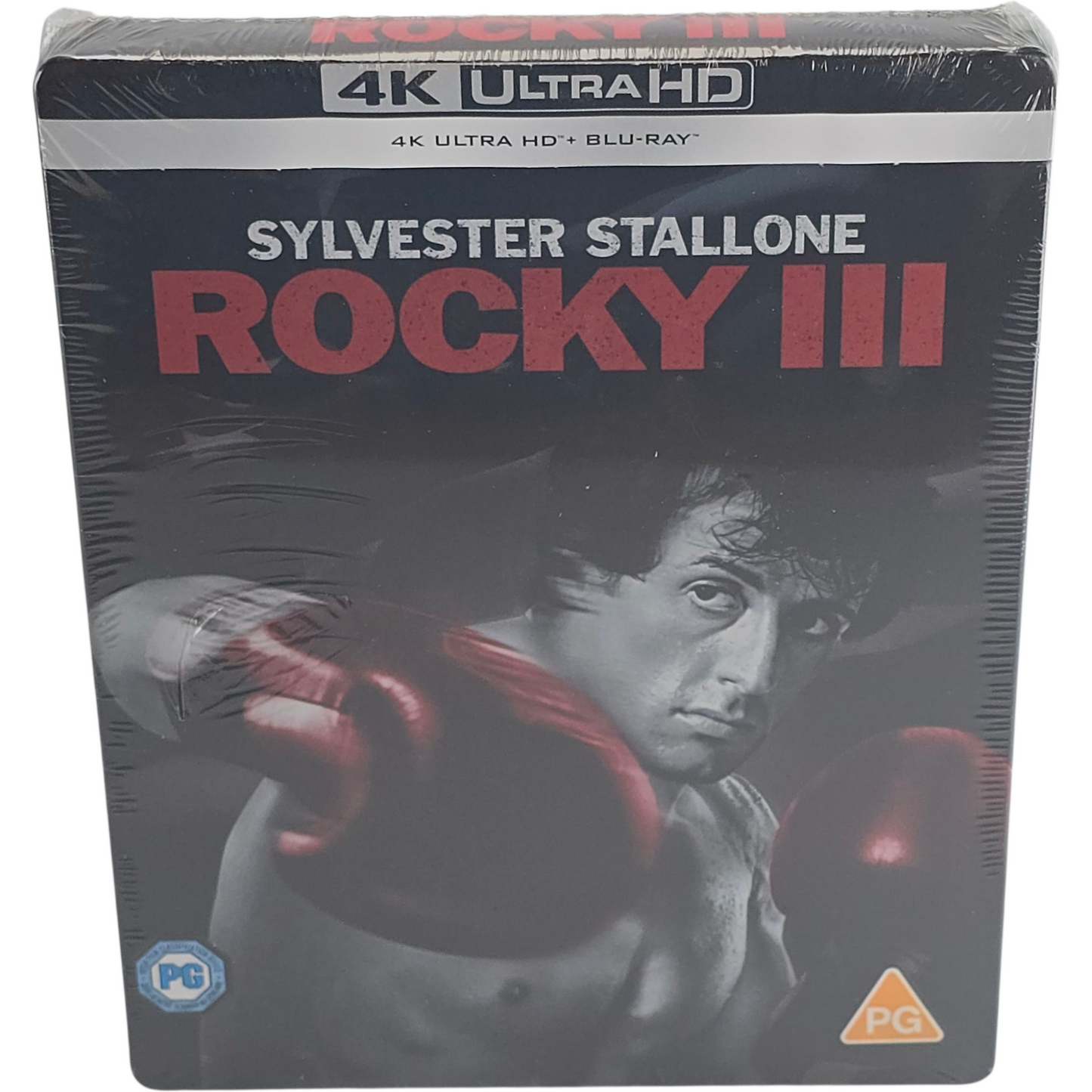Rocky III SteelBook 4K Ultra HD + Blu-ray exclusif Zavvi Stallone Zone B