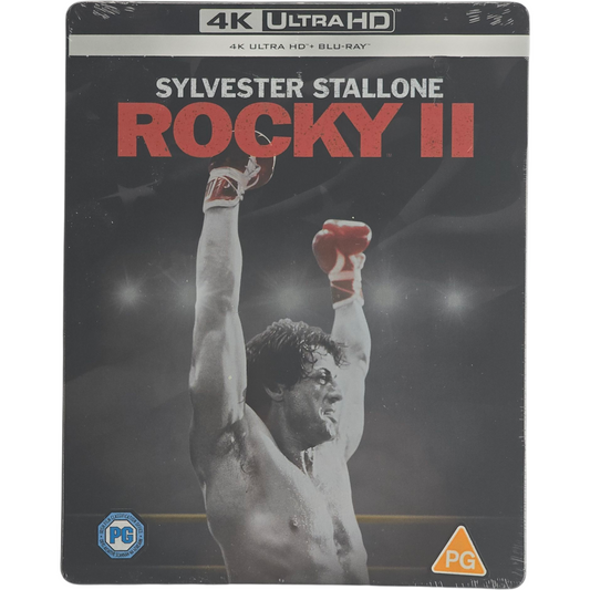 Rocky II SteelBook 4K Ultra HD + Blu-ray Import UK VF 4K Sylvester Stallone