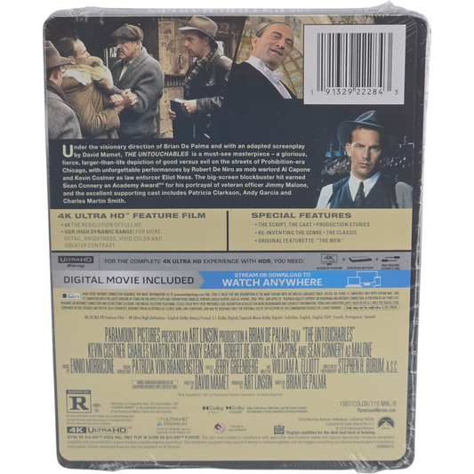 Les Incorruptibles - SteelBook 4K UHD 35e anniversaire - import US Dolby Atmos