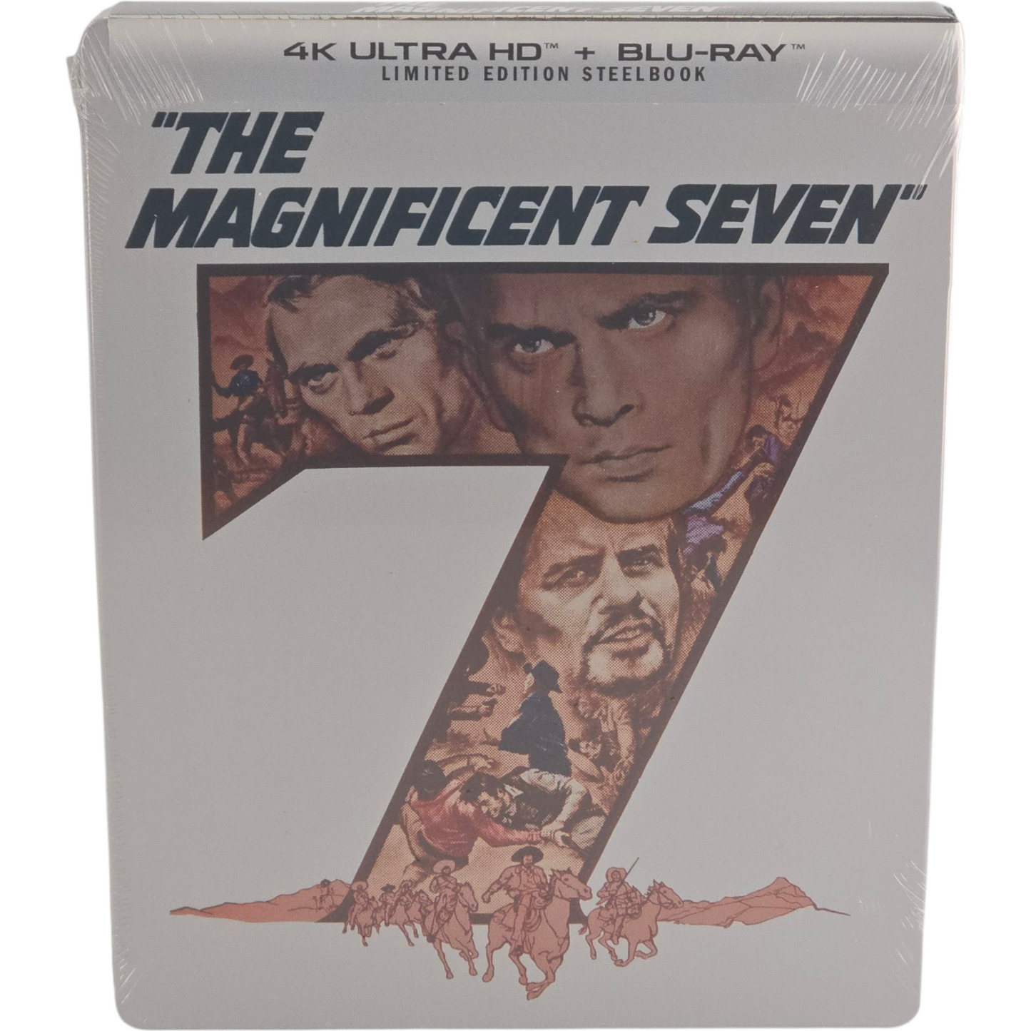 The Magnificent Seven SteelBook 4K Ultra HD + Blu-ray Wallach, Steve McQueen, A