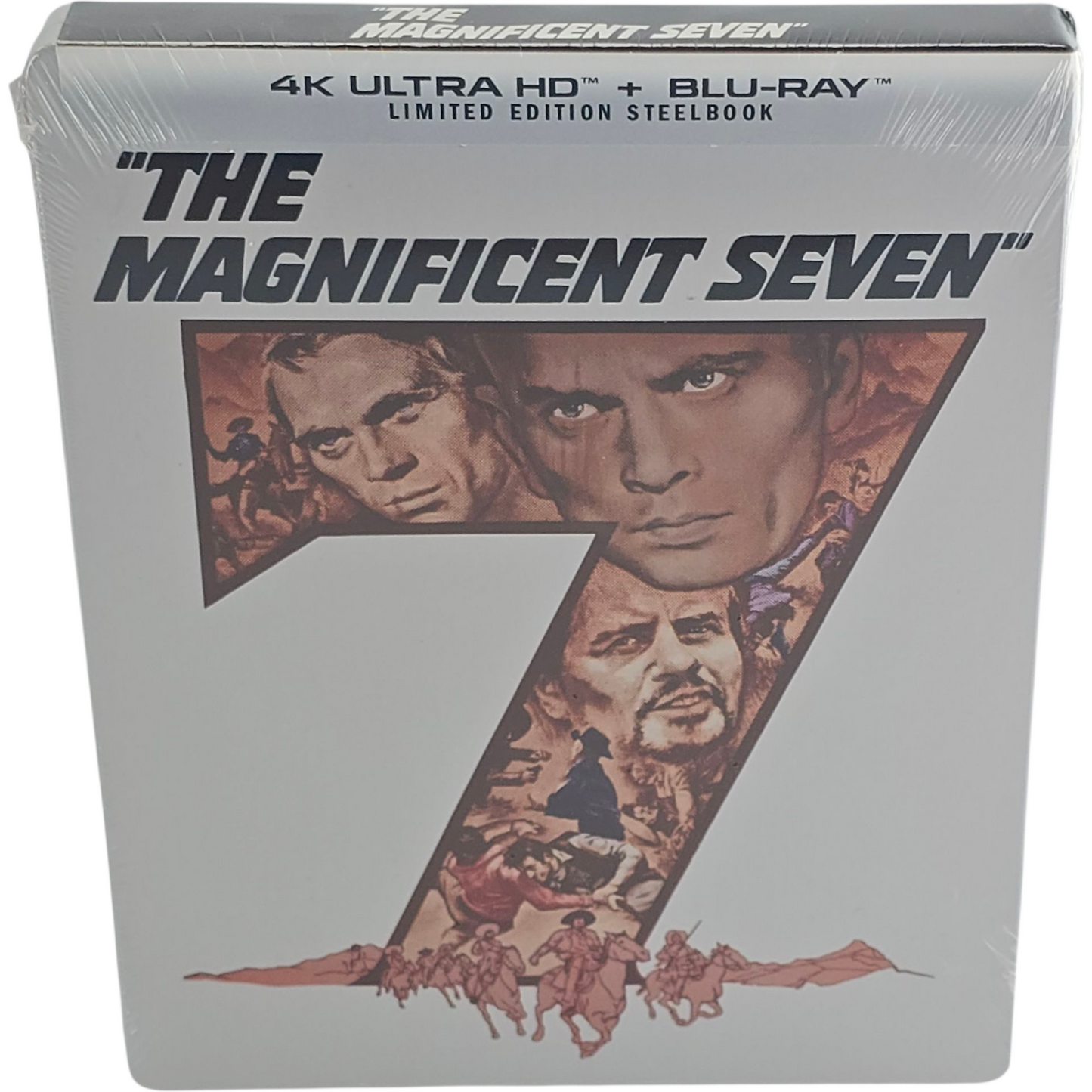 The Magnificent Seven SteelBook 4K Ultra HD + Blu-ray Wallach, Steve McQueen, A
