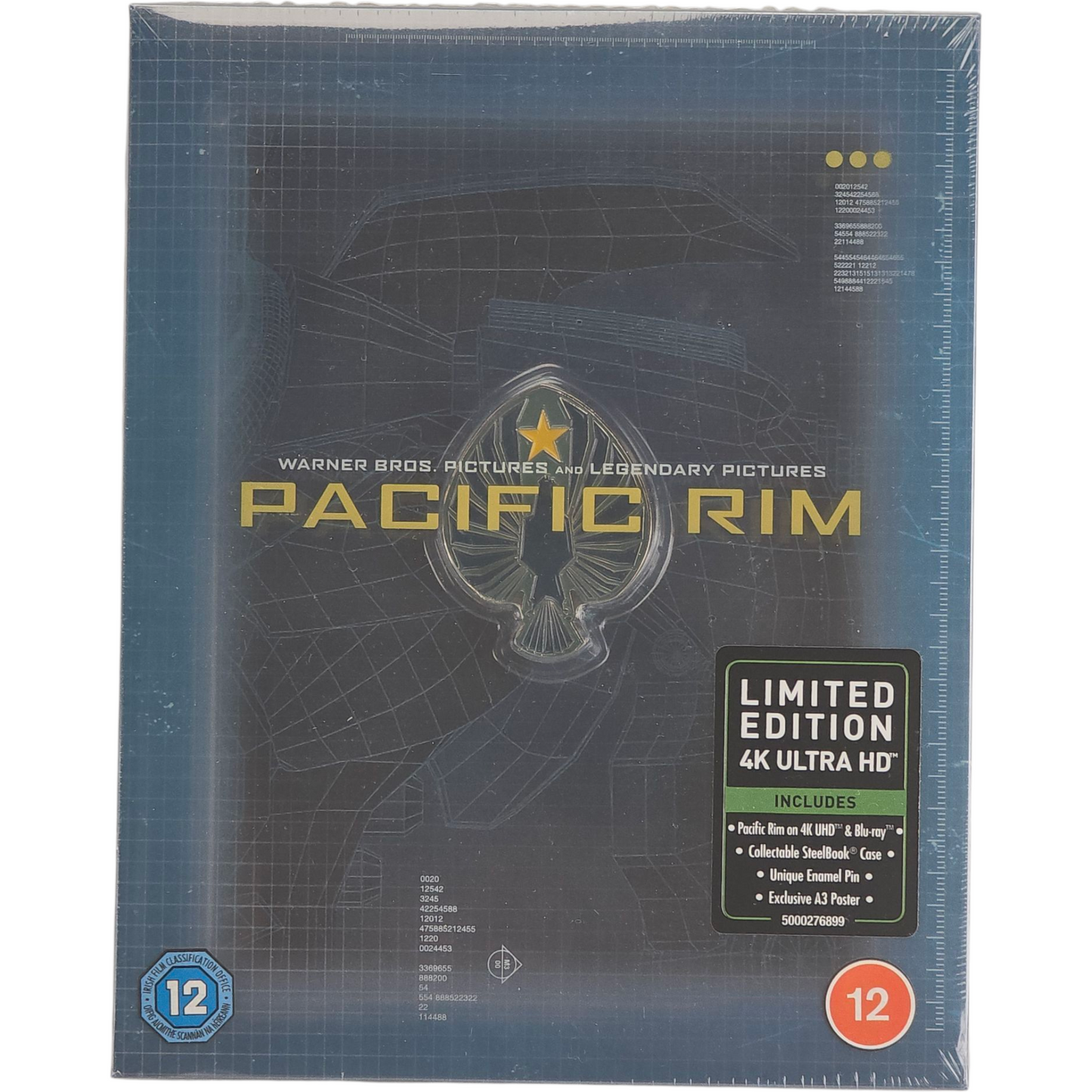 Pacific Rim 4K Ultra HD Blu-ray +Blu-ray SteelBook Titans of Cult edt Ltd Zone B