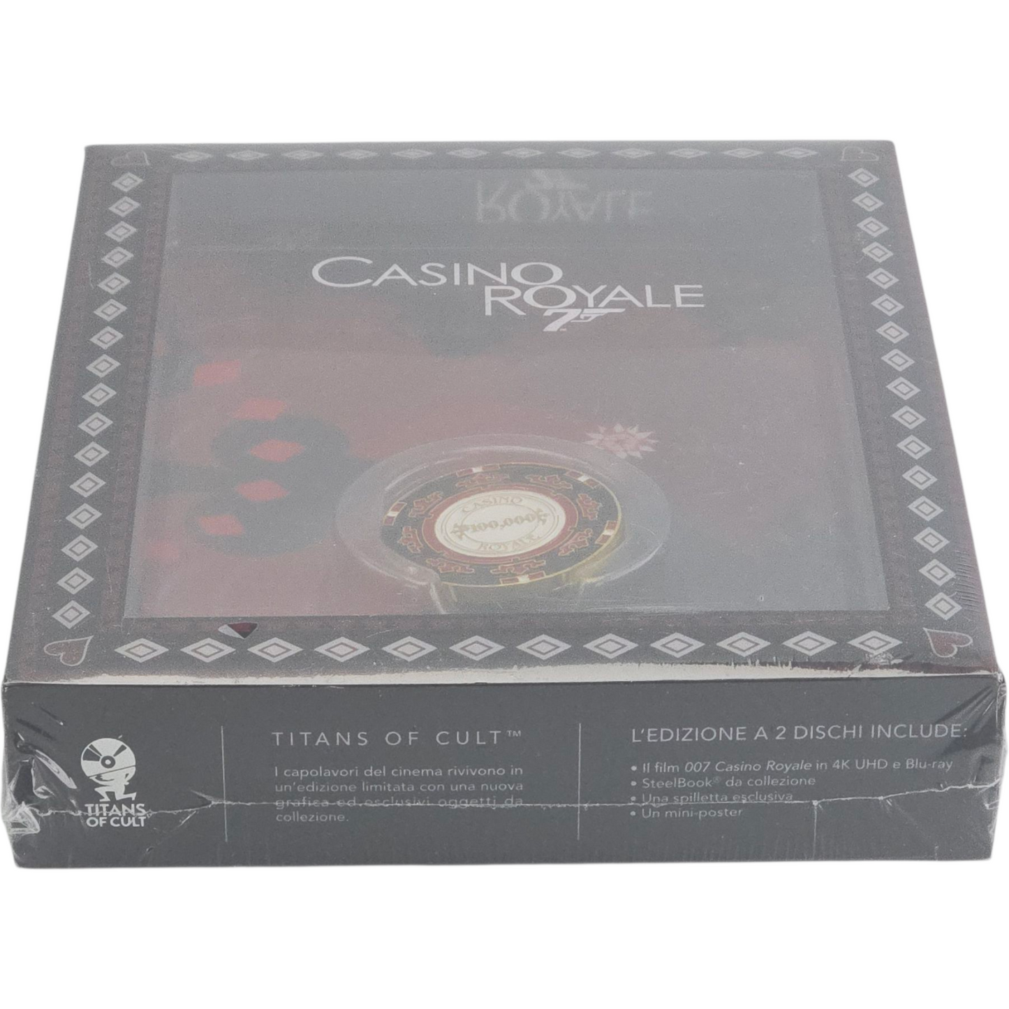 Casino Royale 4K Ultra HD Blu-ray + Blu-ray SteelBook Titans of Cult Zone B
