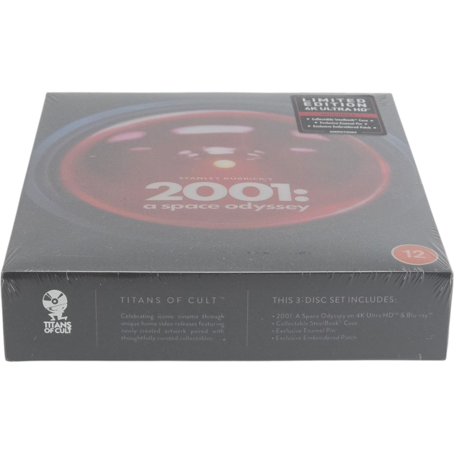 2001 : A Space Odyssey Steelbook 4K Ultra HD + Blu-ray Kubrick Titans of Cult B