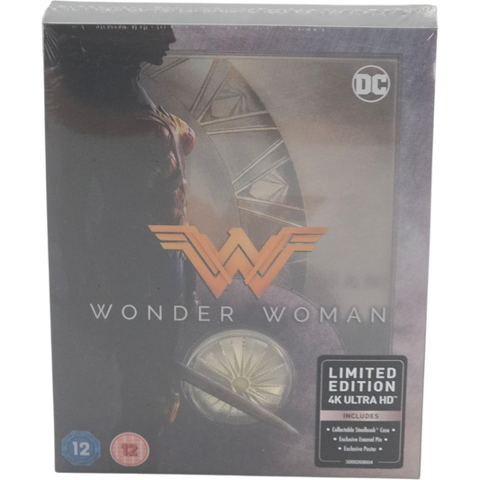 Wonder Woman (2017) – SteelBook 4K Ultra HD + Blu-ray – Titans of Cult – Zone B