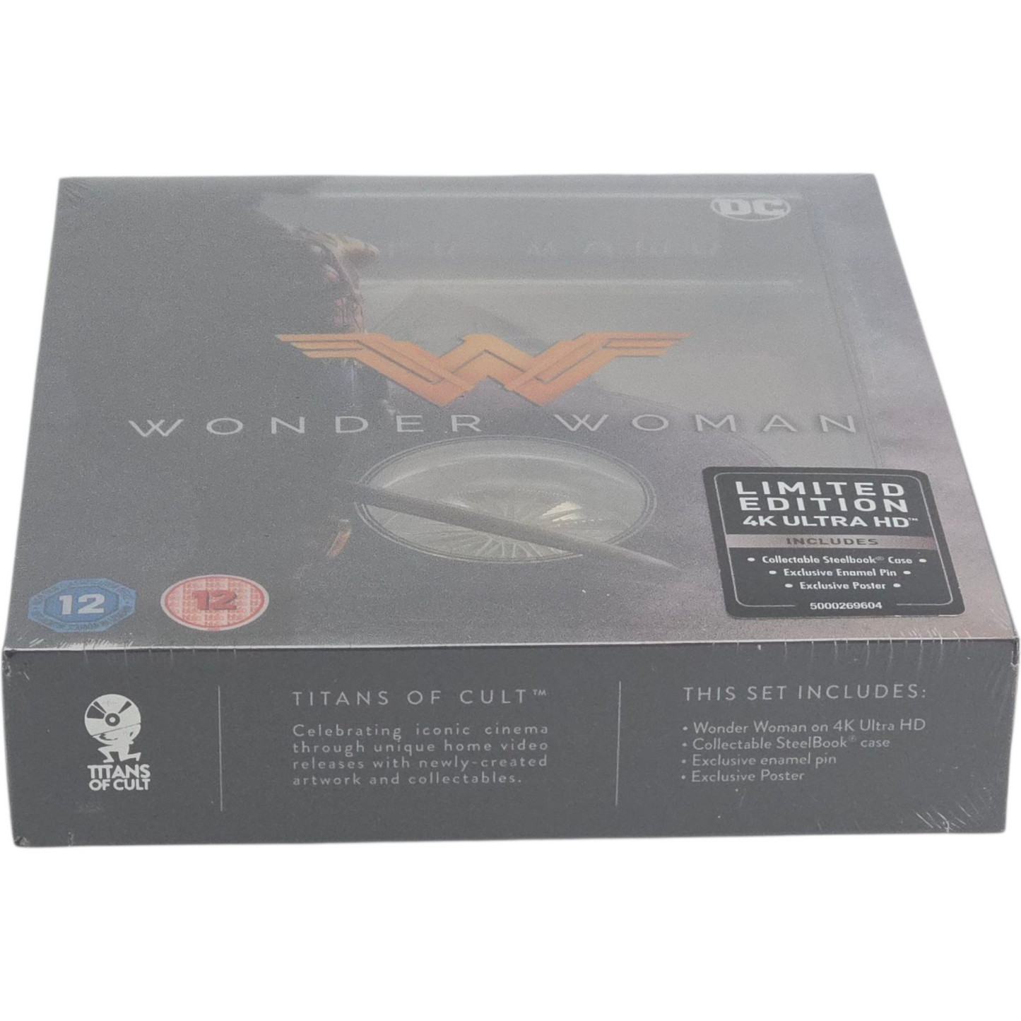 Wonder Woman 4K Ultra HD Blu-ray + Blu-ray SteelBook Titans of Cult Zone B