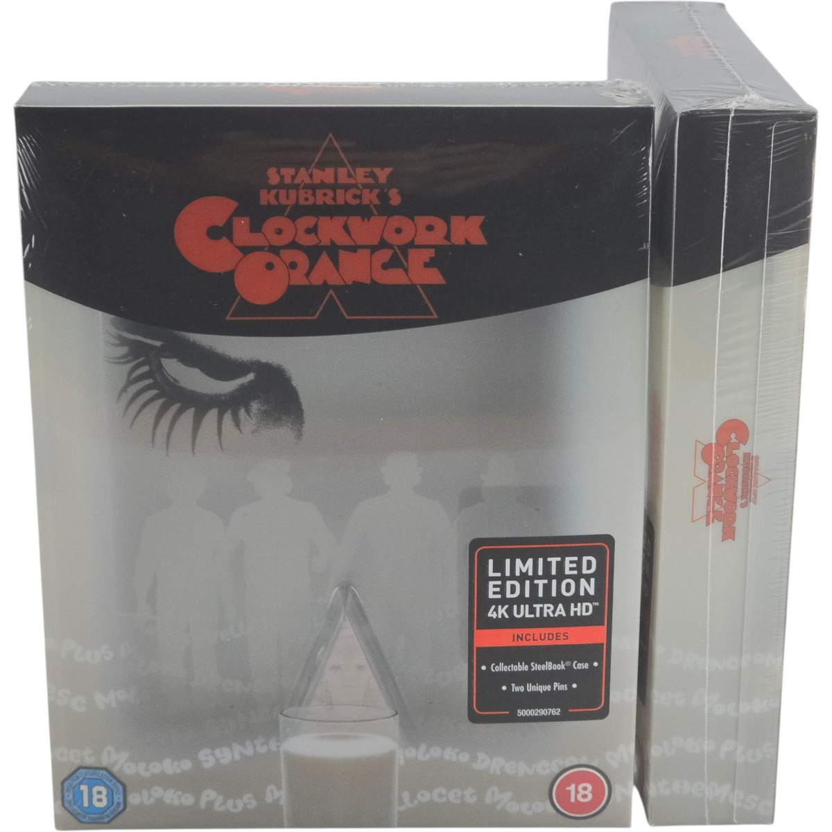 Orange mécanique - Coffret SteelBook 4K + Blu-ray Titans of Cult UK - 2 pin’s
