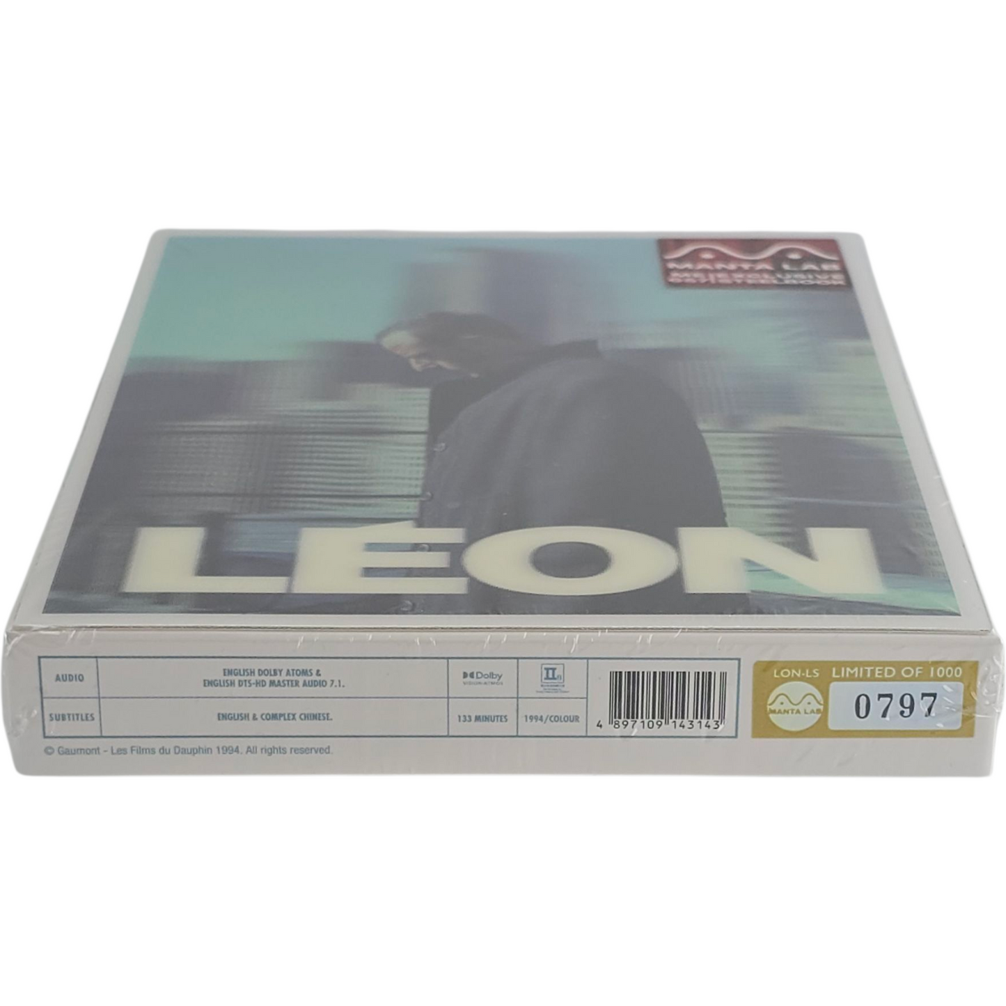 Léon 4K Ultra HD + Blu-ray Steelbook Lenticular Full Slip Mantalab 1000 Ex