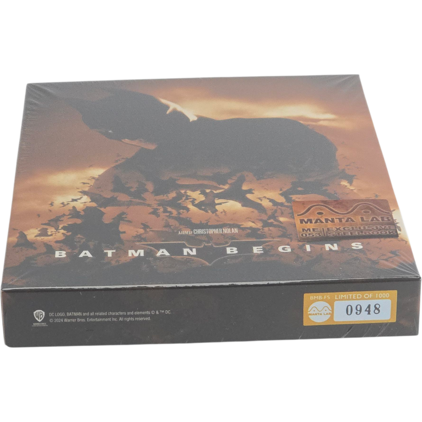 Batman Begins 4K Ultra HD +Blu-ray Steelbook Full Slip Mantalab Numéroté 1000 Ex