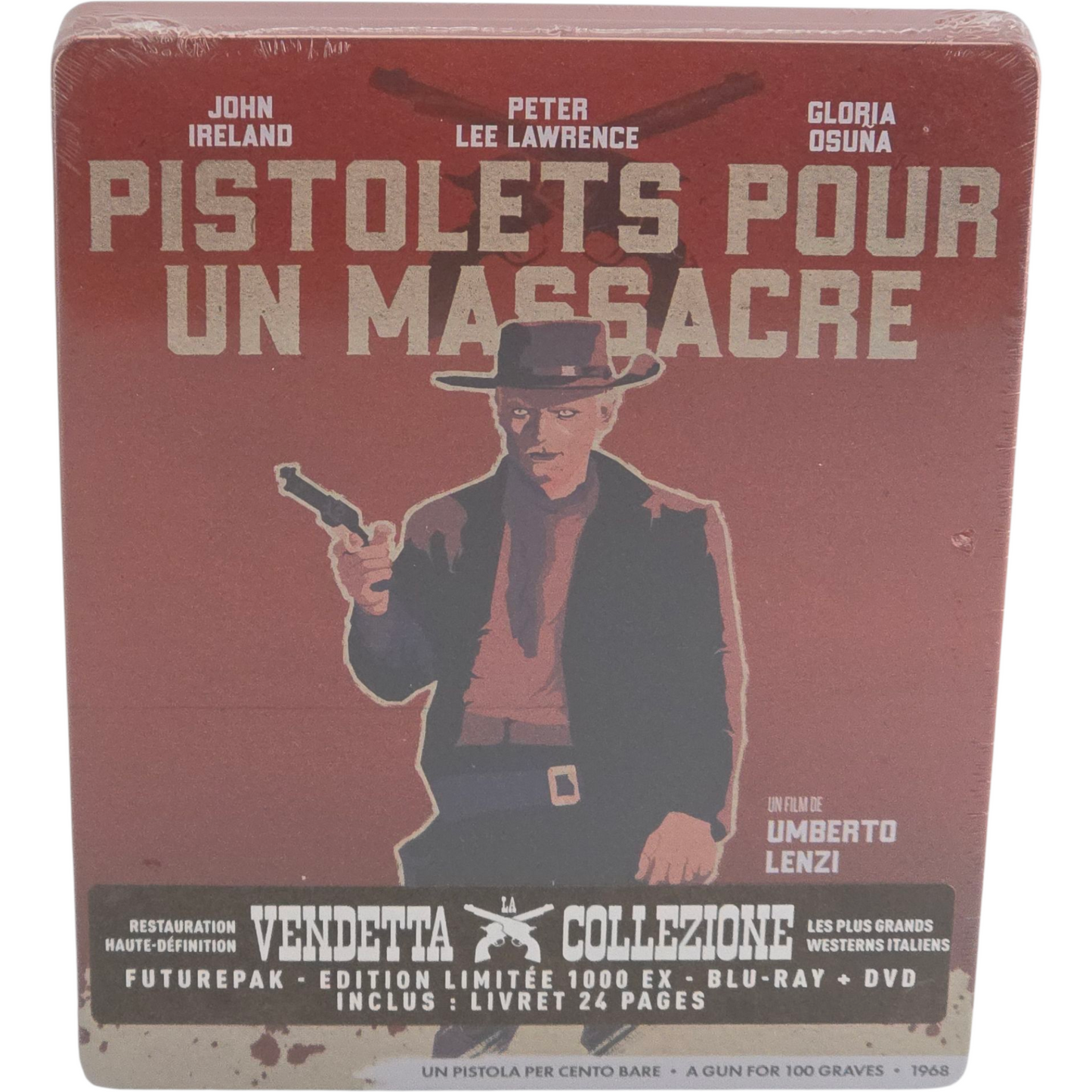 Pistolets pour un massacre Blu-ray + DVD Steelbook Futurepak 1000 ex Zone Libre