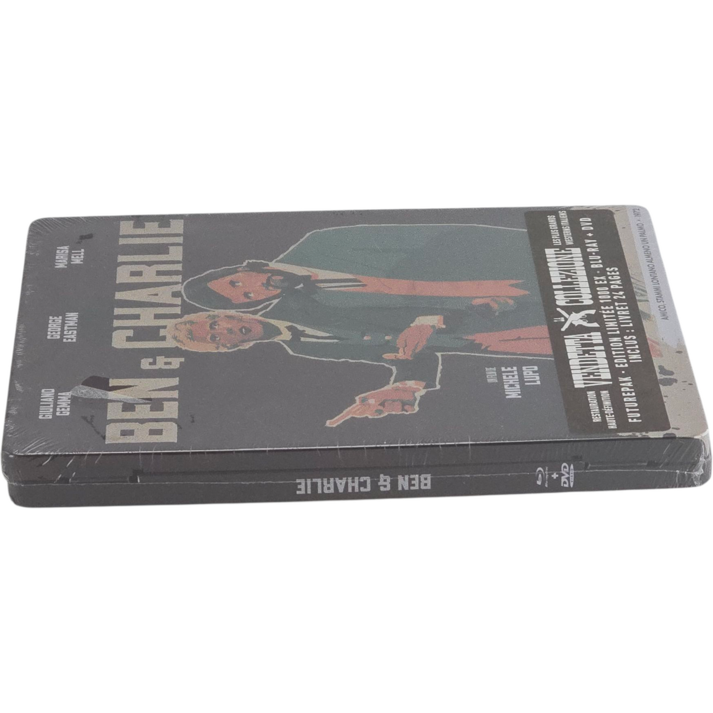 Ben & Charlie Blu-ray + DVD Steelbook Futurepak Giuliano Gemma 1000 ex Zone Libre
