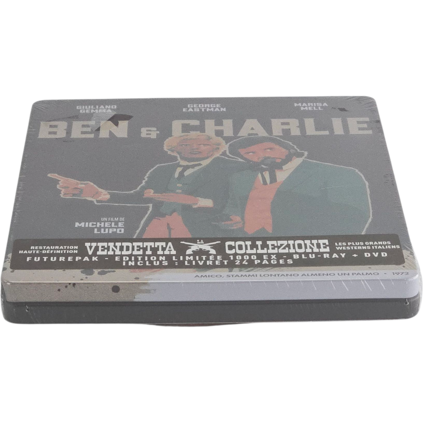 Ben & Charlie Blu-ray + DVD Steelbook Futurepak Giuliano Gemma 1000 ex Zone Libre