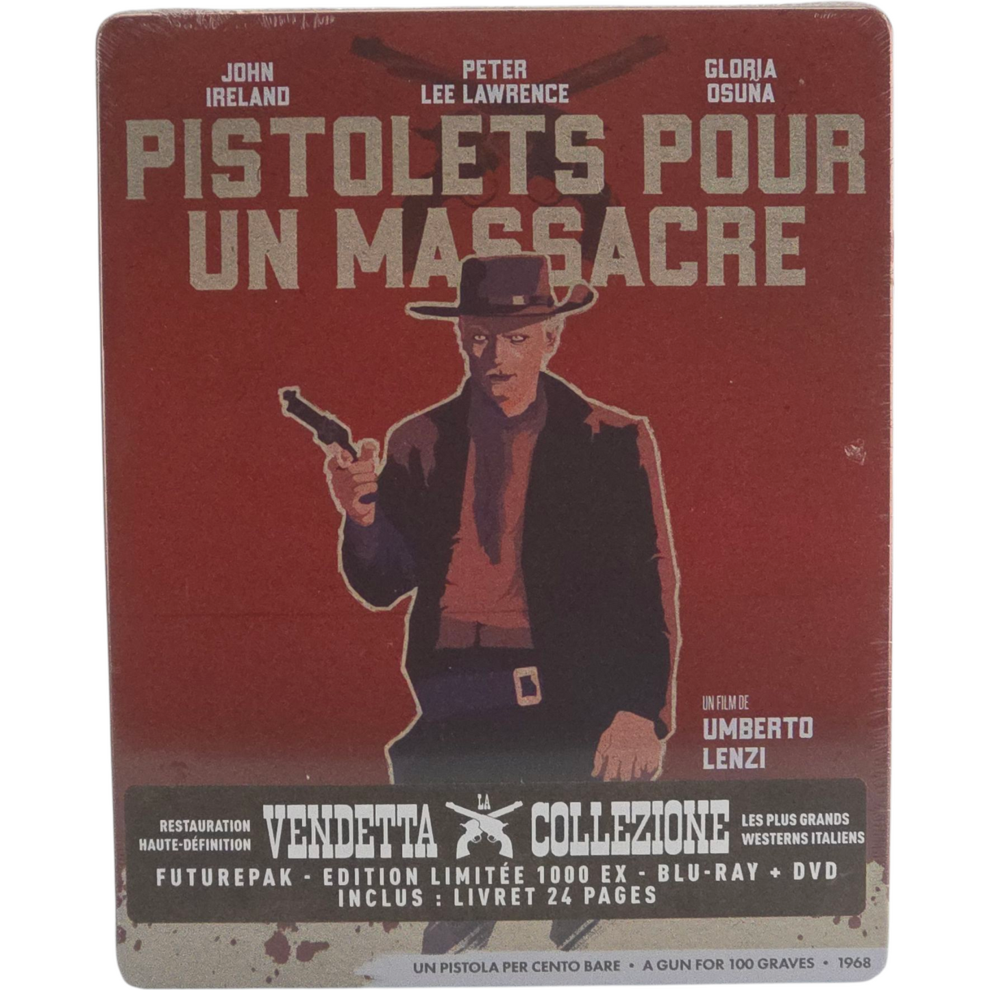 Pistolets pour un massacre Blu-ray + DVD Steelbook Futurepak 1000 ex Zone Libre