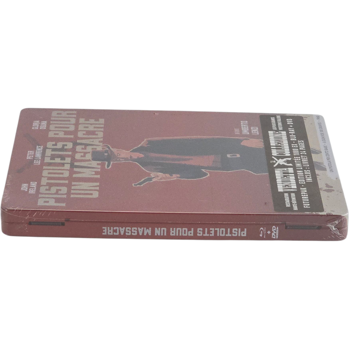 Pistolets pour un massacre Blu-ray + DVD Steelbook Futurepak 1000 ex Zone Libre