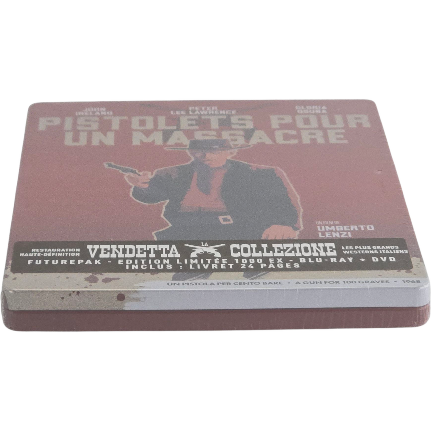 Pistolets pour un massacre Blu-ray + DVD Steelbook Futurepak 1000 ex Zone Libre