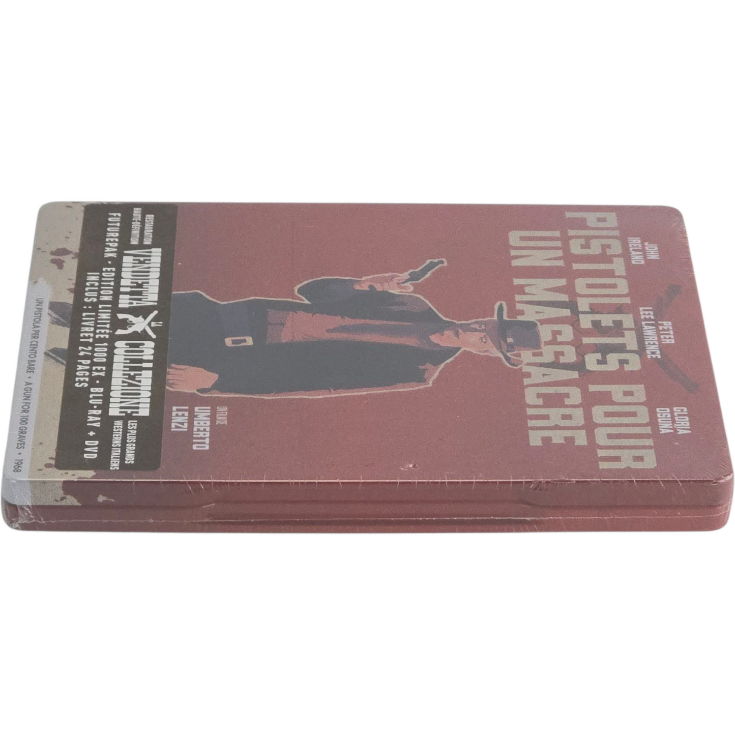 Pistolets pour un massacre Blu-ray + DVD Steelbook Futurepak 1000 ex Zone Libre