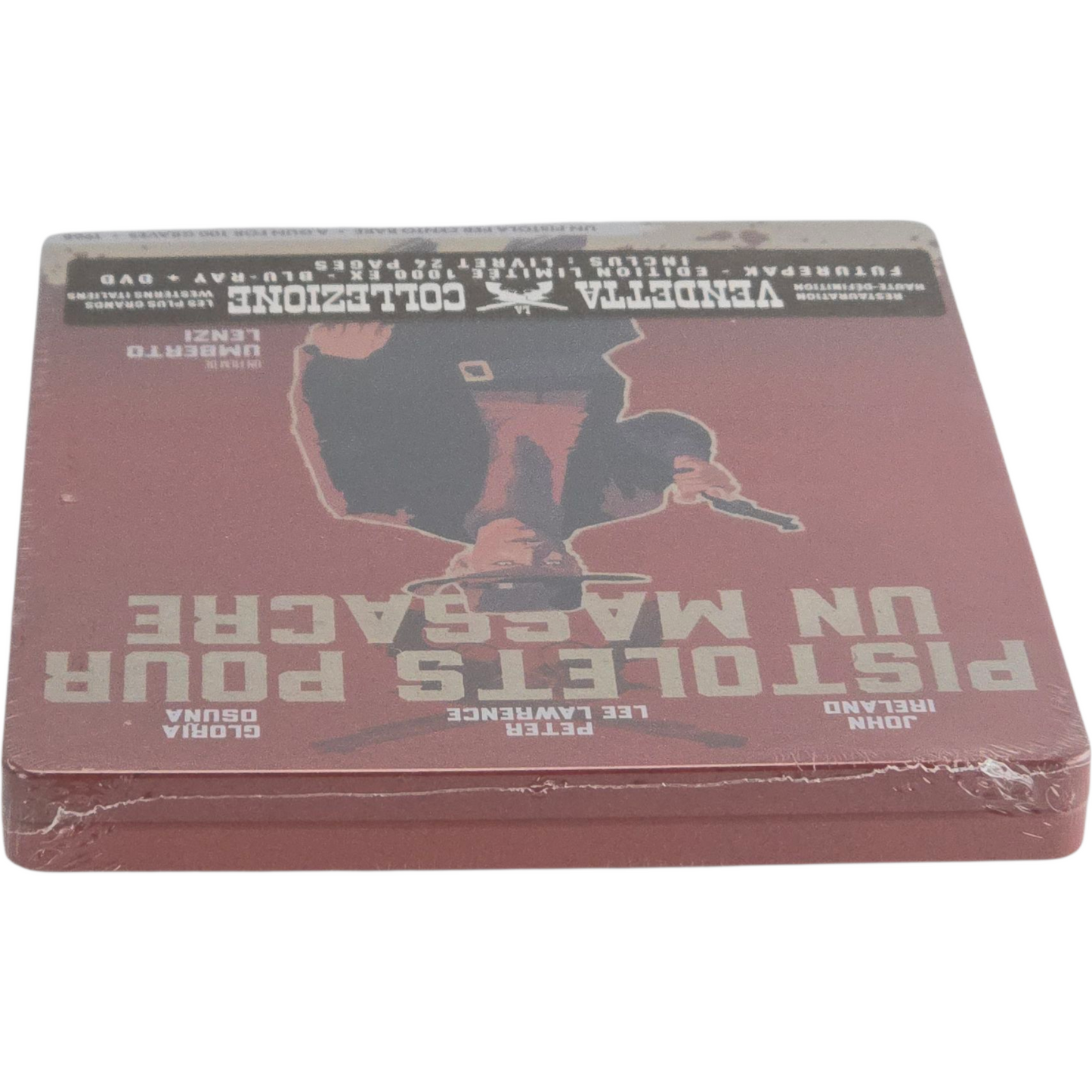 Pistolets pour un massacre Blu-ray + DVD Steelbook Futurepak 1000 ex Zone Libre