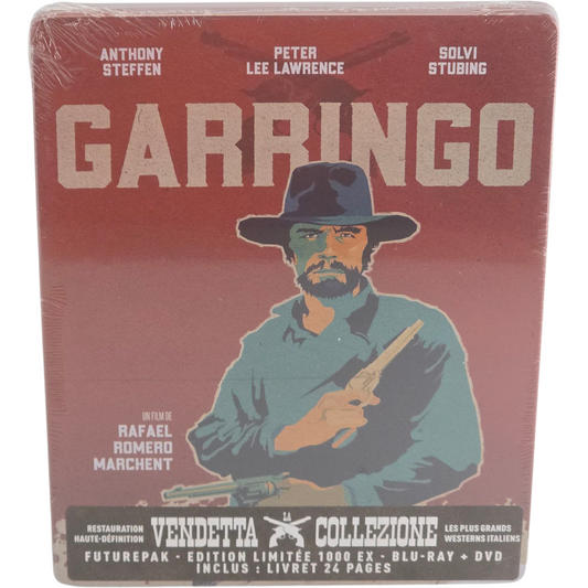 Garringo Blu-ray + DVD Steelbook Futurepak  Anthony Steffen 1000 ex Zone Libre